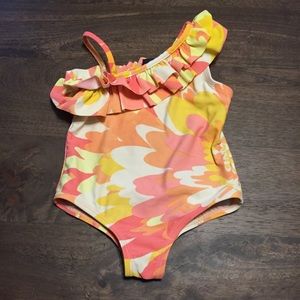 BabyGap 18-24M orange swim suit
